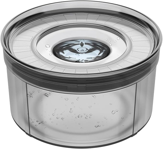 1Gallon No Spill Dog Water Bowl-3.8L Large Capacity, BPA-Free, Anti-Splash & Anti-Digging Design with Non-Slip Base for Messy Drinkers