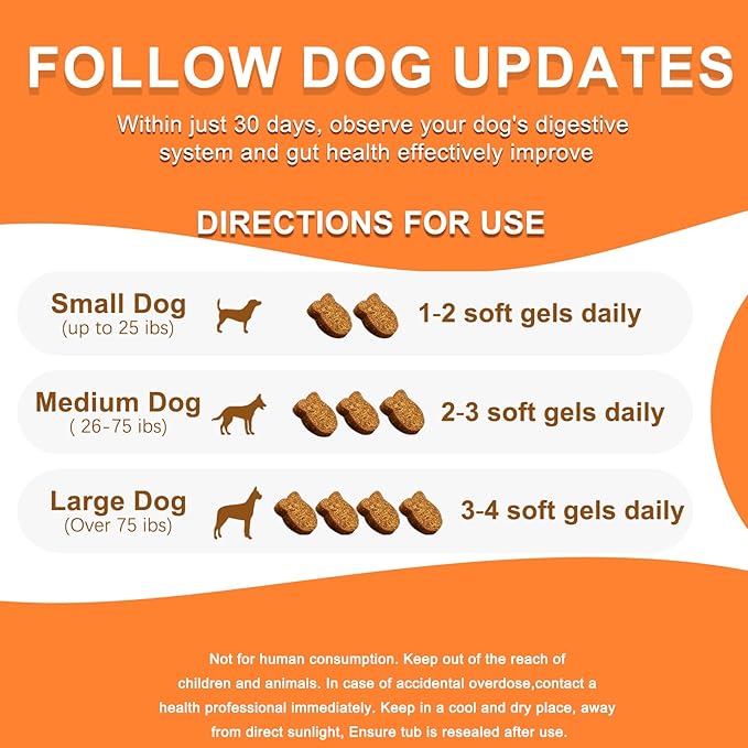 120 Chew Anal Gland Soft Chews for Dogs-Help Reduce Scooting with Pumpkin&Digestive Enzymes Probiotics Fiber Supplement-Chicken Flavor