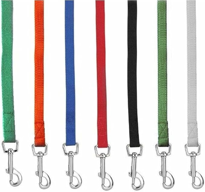 Downtown Pet Supply - Long Dog Leash - Dog Training Leash - Recall & Obedience Dog Training Tools - Nylon - 150 ft - Hunter Green Dog Leash