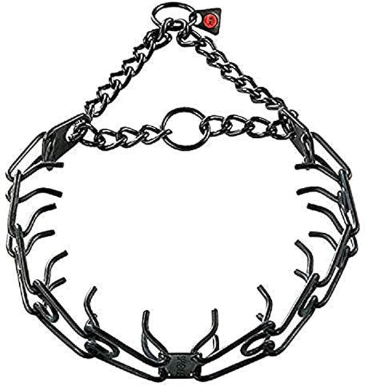 Sprenger Black Stainless Steel 2.25mm Pinch/Prong Collar Fits up to 13" Neck
