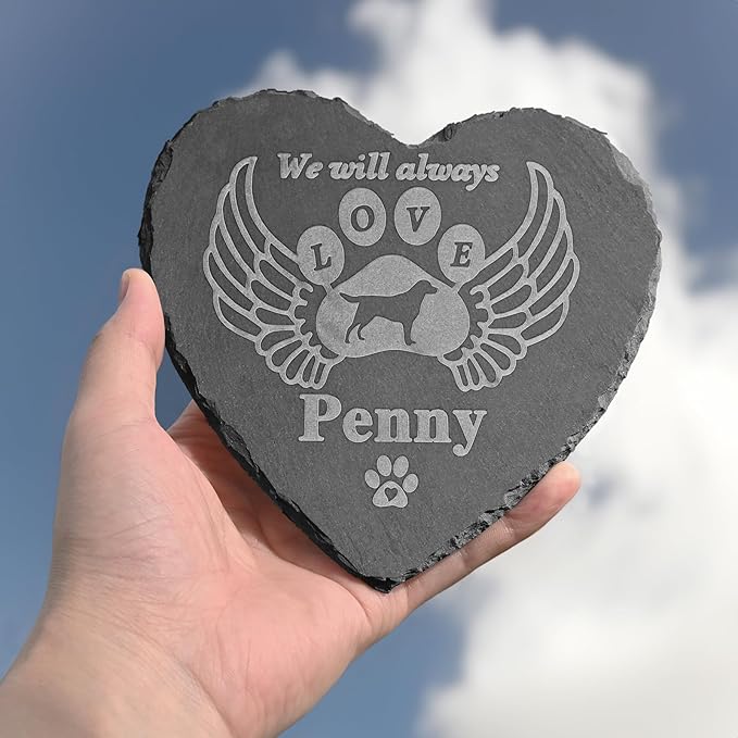 Pet Memorial Stones for Dogs, Pet Memorial Gifts, Dog Memorial Gifts, Loss of Dog Sympathy Gift, Dog Bereavement Gifts, Dog Remembrance Gift, Dog Passing Away Gifts, in Loving Memory Dog