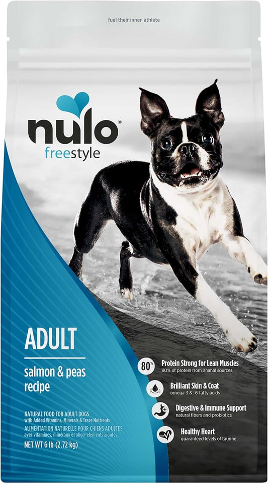 Nulo Freestyle Adult Dog Food, Premium All Natural Grain-Free Dry Small Kibble Dog Food, with BC30 Probiotic for Healthy Digestion, and High Animal-Based Protein with no Chicken or Egg Alternatives
