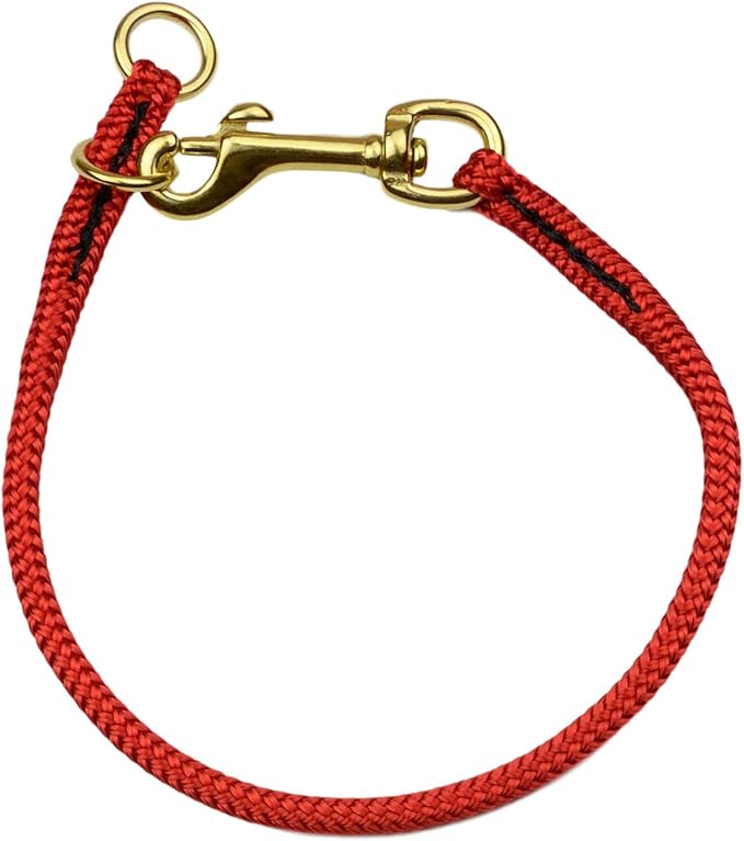 REDLINE K-9 Nylon Dominant Dog Choke Collar Red, 25 inch