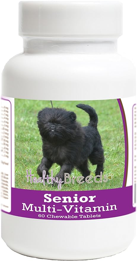 Healthy Breeds Affenpinscher Senior Dog Multivitamin Tablets 60 Count