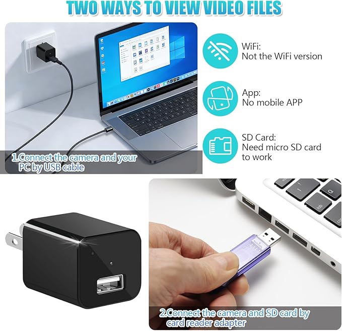 1080P HD Indoor Security Camera with Motion Detection, Pet Cam for Home/Pet Monitoring, No-WiFi
