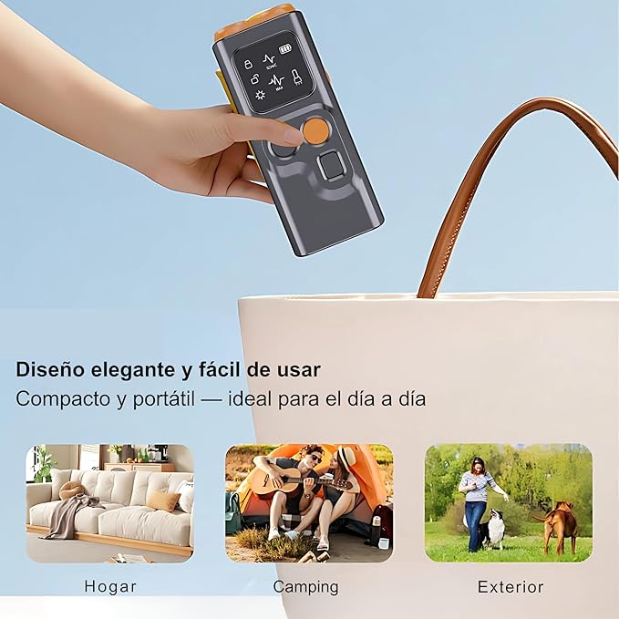 Dog Bark Deterrent Device, Ultrasonic Anti Barking, 4 Training Modes, 50FT Range, Safe Humane & Effective Handheld Dog Training Device for Indoor & Outdoor Use