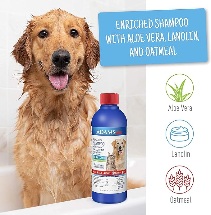 Adams Yard Spray + Shampoo Bundle