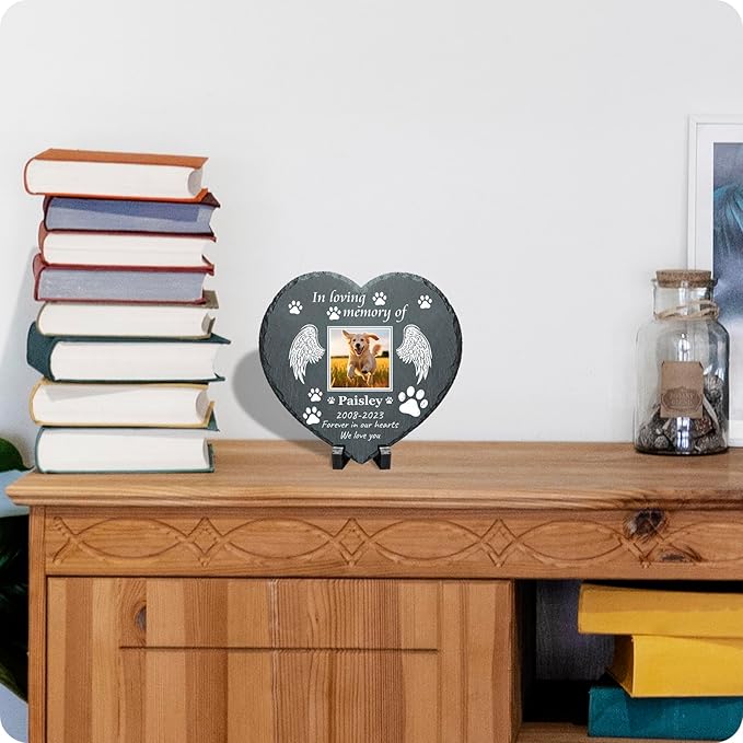 Memorial Gifts for Loss of Dog Custom Dog Memorial Stone, Pet Memorial Gifts, Pet Memorial Stones, Cemetery Decorations for Graves, Cat Memorial Gifts
