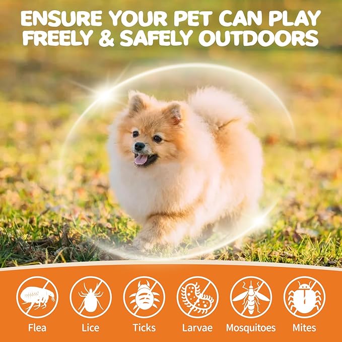 Flea and Tick Prevention for Dogs Chewables - Natural Dog Flea and Tick Treatment Chewable - Oral Flea Supplement for Dogs - Puppy Flea Support - All Breeds & Ages - 60 Soft Chews