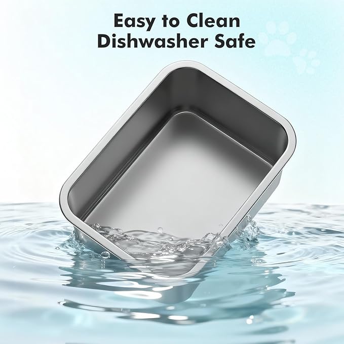 Elevated Dog Bowl, 2.4 Gallon Adjustable Stainless Steel Water Bowl for Large Breed, Dog Water Feeder, Pet Feeder with Full Metal Stand for Relief Joint Pressure, Easy Clean, Indoor Outdoor Use