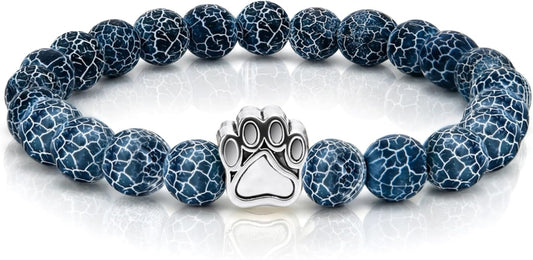 LINGYUAN Pet Memorial Gifts for Dogs Cats, Pet Memorial Bracelet, Remembrance Pet Loss Sympathy Gift for Cat Dog Lovers, Bereavement Gifts for Loss of Pet