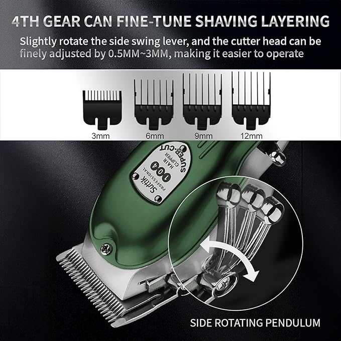 Dog Clippers for Grooming Pets Trimmer Low Noise Rechargeable Cordless Pet Shaver high-power with Stainless Steel Blade for Dogs and Cats