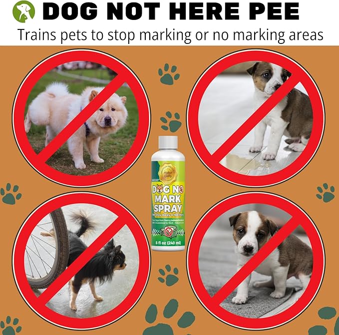 8oz Natural Pet Spray for Encouraging Good Bathroom Habits in Dogs - Not Here Dog Spray Training Spray to Stop Dogs from Marking