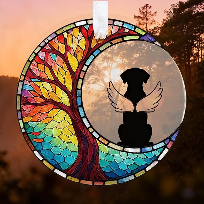 Dog Memorial Gift for Loss of Dog, Pet Sympathy Gift Ornament, Rainbow Bridge Dog Keepsake, Pet Remembrance Gift for Dog Lover, Bereavement Gift, Loss of Pet Memorial Ornament