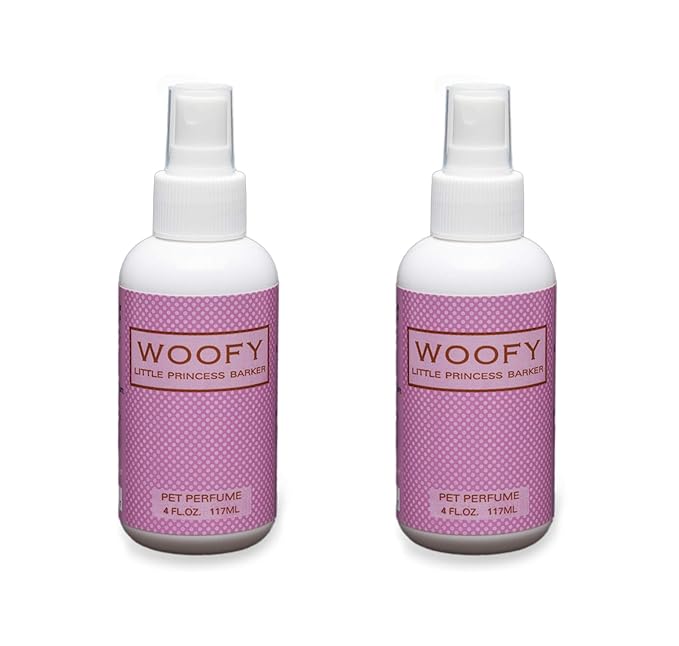 Gotdog Woofy Little Princess Barker, Luxury Designer Pet Perfume, Fine Dog Cologne, 2pack