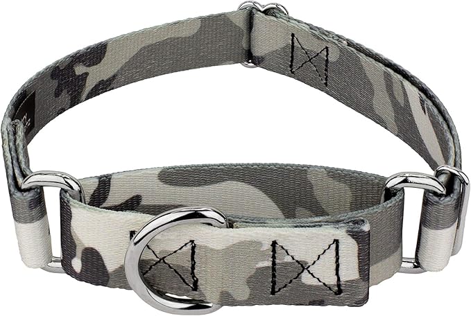 Country Brook Petz - Urban Camo Martingale Dog Collar - Camouflage Collection Featuring Rugged Designs (1 Inch, Large)
