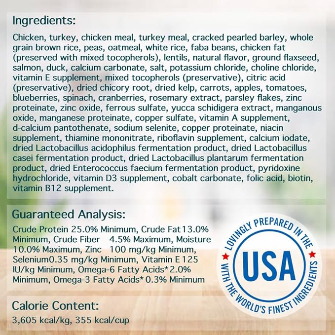 Chicken Soup for the Soul All Natural Premium Adult Dry Dog Food, Real Meat First Ingredient, No By-Products, Supports Gut & Immune Health, Chicken, Turkey & Brown Rice, 4.5lb