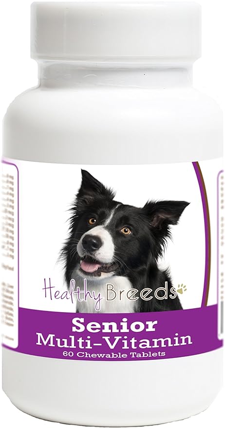 Healthy Breeds Border Collie Senior Dog Multivitamin Tablets 60 Count
