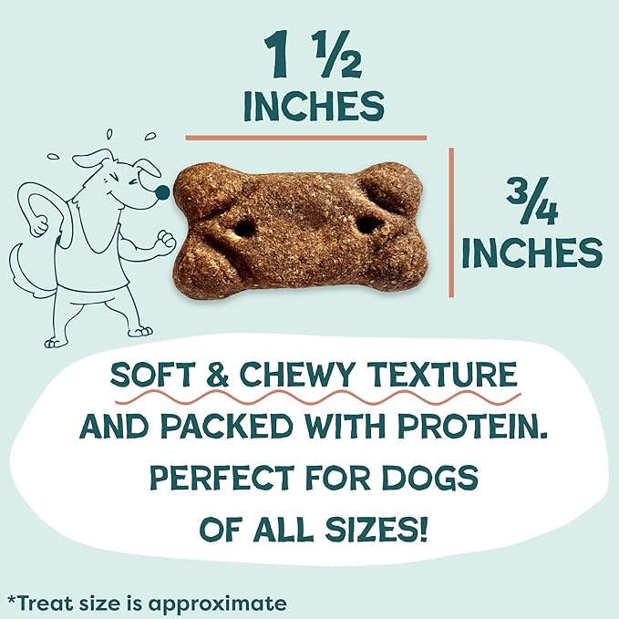 Shameless Pets Soft & Chewy Dog Treats, Reelin' Salmon Meaty Tenders, 1.5lb – Real Salmon is 1st Ingredient – Grain Free, No Corn or Soy – Digestive Support – for Small, Medium & Large Dogs