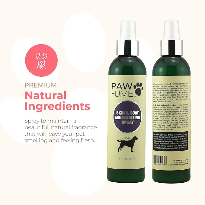 Paw Fume Grooming Dog Spray (Blue Ribbon) + Spray Dog Lotion