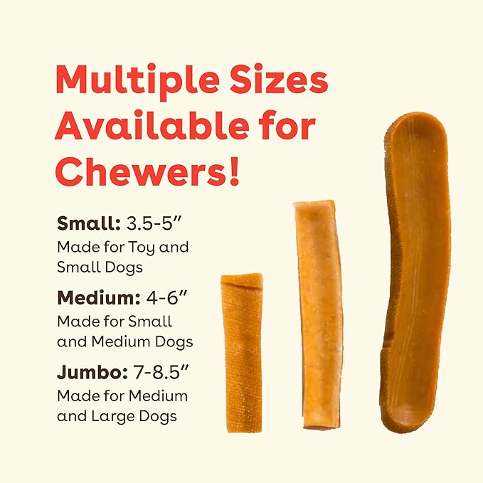 Pupford Yak Cheese Chews for Dogs & Teething Puppies, Natural, Long-Lasting Himalayan Dental Treats (Single Pack Medium)