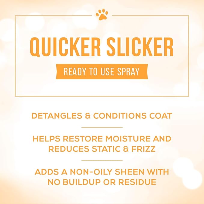 RYAN'S PET SUPPLIES Dog Slicker Brush + Spray Bundle - Hair Brush for Long Haired Dogs Grooming, Detangling, Conditioning - Poodle, Goldendoodle, Labradoodle, Doodle Breed Owners