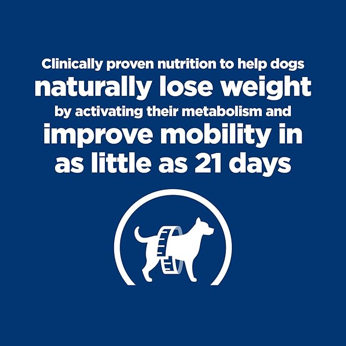 Hill's Prescription Diet Metabolic + Mobility, Weight + Joint Care Dry Dog Food, Chicken, 24 lb. Bag