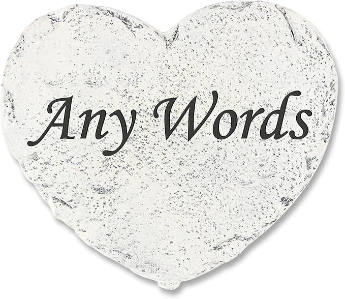 Personalized Dog Memorial Stone - Memorial Gift for Loss of Dog- Headstones for Pets - Pet Loss Gifts Cat Memorial Gifts - Cemetery Decorations (HS-Any Words)
