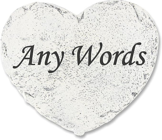 Personalized Dog Memorial Stone - Memorial Gift for Loss of Dog- Headstones for Pets - Pet Loss Gifts Cat Memorial Gifts - Cemetery Decorations (HS-Any Words)