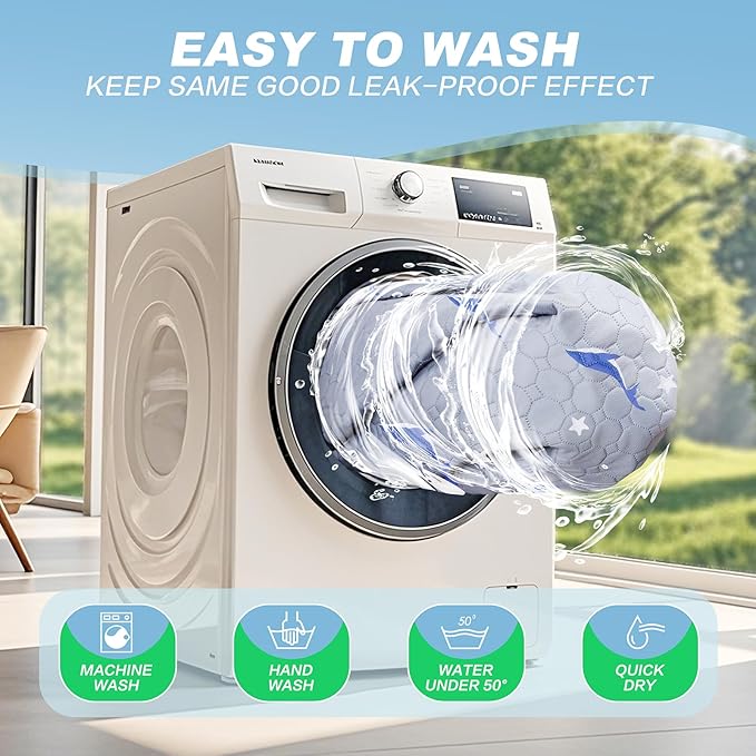 Washable Pee Pads for Dogs, 2 Pack Puppy Pads, Super Absorbent & Leakproof with Anti-Slip Bottom for Dog Training, Crates, Car, Pet Pee Pads, and Furniture Protection, 48"x48"