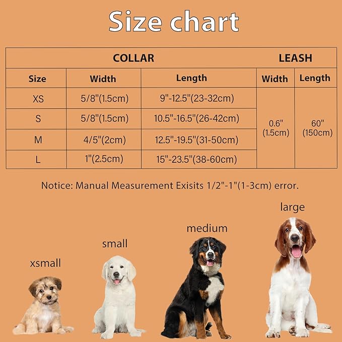 Dog Collar and Leash Set Adjustable Girls Puppy Floral Collars with Bow Tie for Small Medium Large Dogs(M, Feather)