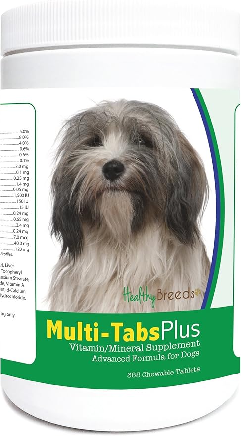 Healthy Breeds Tibetan Terrier Multi-Tabs Plus Chewable Tablets 365 Count