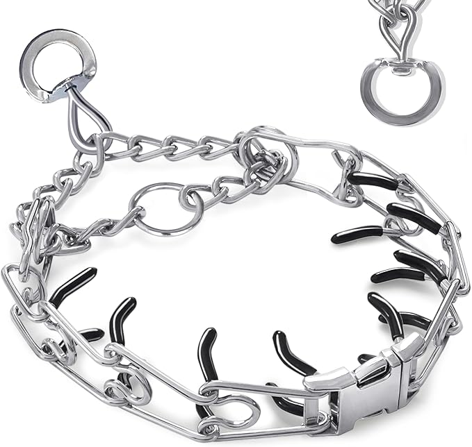 No Pull Dog Adjustable Collar with Buckle for Small Medium Large Dogs