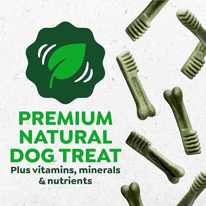 Greenies Veterinarian-Recommended Natural Dental Dog Treats,Dental Chews for Dogs,Regular Size,Sweet Potato Flavor,36 oz,36 Count (Pack of 2)
