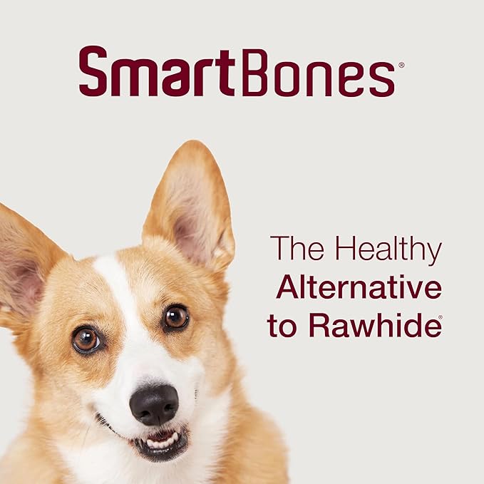 SmartBones Twists Wrapped with Chicken Made with Real Water Buffalo, 30 Count, Rawhide-Free Chews for Dogs, 7.40 Ounce (Pack of 1)