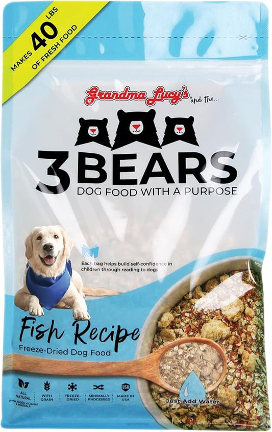 3 Bears Fish Dog Food - 8lb