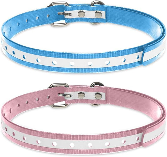Modern Stylish 3/4" E Collar Replacement Strap with Quick Release, Replacement Shock Collar Strap, Adjustable for Small to Large Dogs, Replacement for Shock Collar Ecollar Strap, Blue