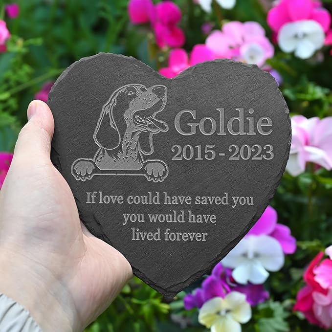 Personalized Bluetick Coonhound Memorial, Bluetick Coonhound Dog Memorial Stone, Loss of Bluetick Coonhound, Bluetick Coonhound Keepsake, in Loving Memory Bluetick Coonhound