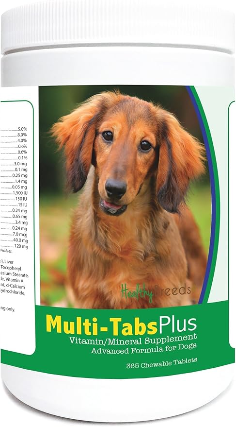 Healthy Breeds Dachshund Multi-Tabs Plus Chewable Tablets 365 Count