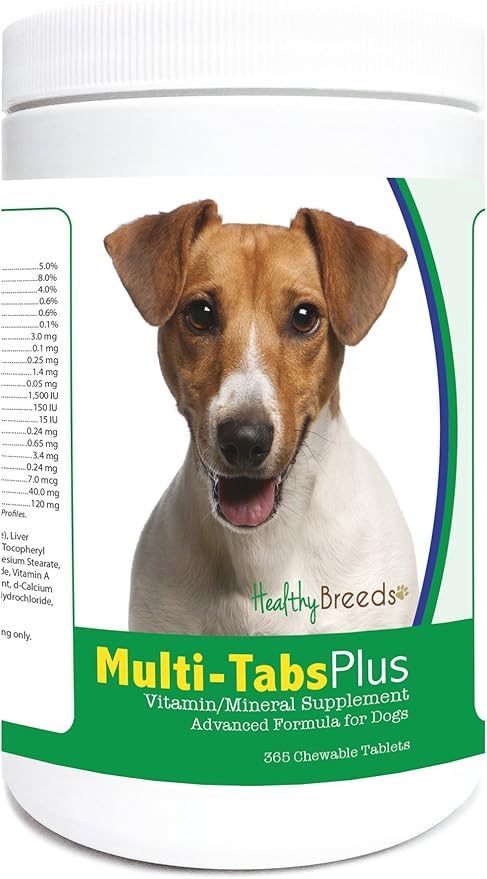Healthy Breeds Jack Russell Terrier Multi-Tabs Plus Chewable Tablets 365 Count