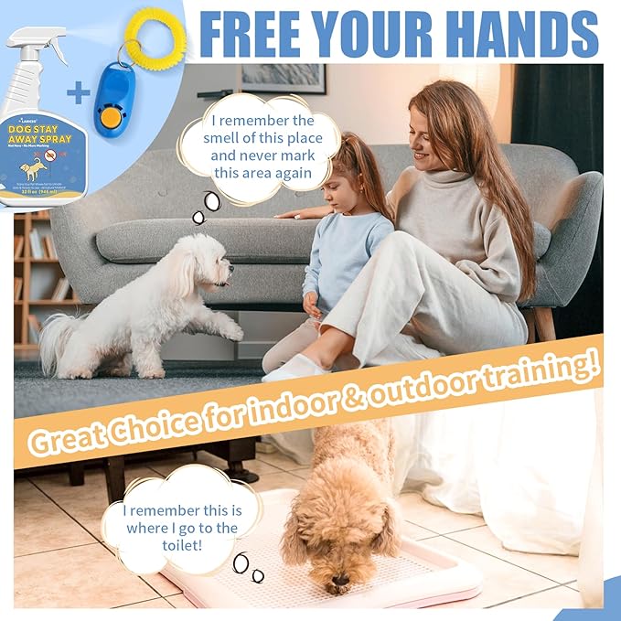 32 Oz Non-Toxic Solution to Keep Dogs from Marking Indoors, Dog-Friendly Spray to Curb Indoor Marking and Maintain a Clean Home