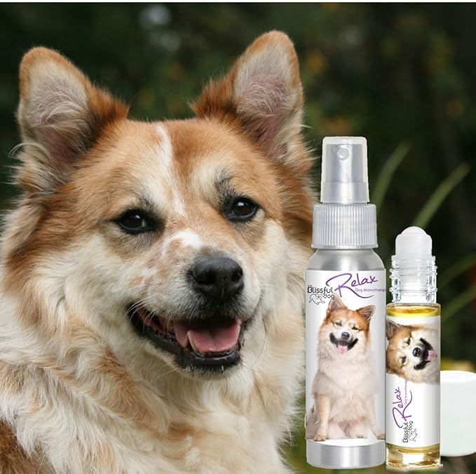 The Blissful Dog Icelandic Sheepdog Relax Dog Aromatherapy, 0.45-Ounce Roll-On