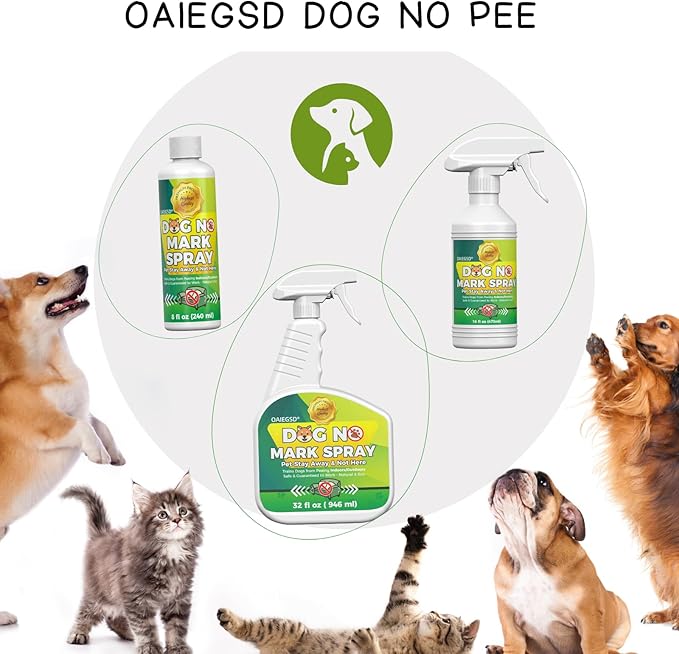 8oz Natural Pet Spray for Encouraging Good Bathroom Habits in Dogs - Not Here Dog Spray Training Spray to Stop Dogs from Marking