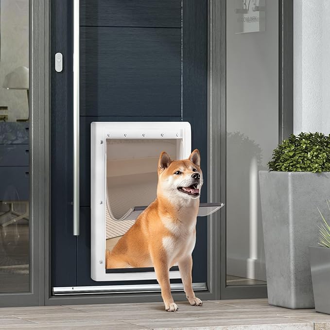 Large Dog Door Replacement Flap with Screws, Compatible with PAC11-11039, Measures 10 1/8" X 16 7/8", Cat Pet Door Replacement Flap, Weather Resistant and Easy to Install