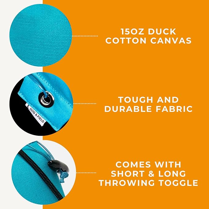 Dog & Field Puppy Training Dummies. 3.5oz Canvas Training Dummy for Hunting Dogs & Puppy Training. Dog Retriever Training Dummy, Dog Training Bumper, Hunting Dog Accessories, Water Float Dummy