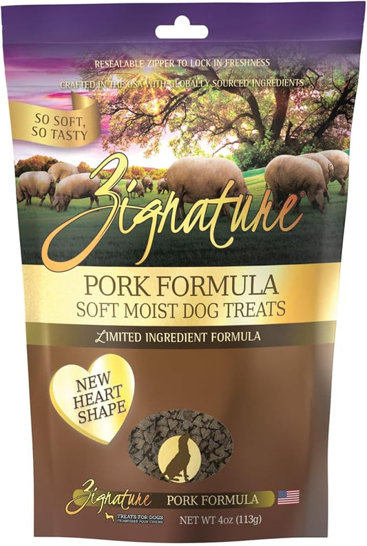 Zignature Pork Soft Moist Treats for Dogs