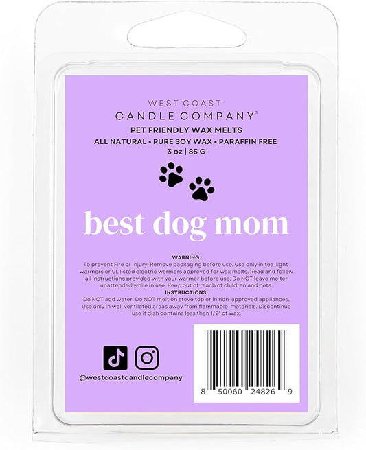 Pet Safe Wax Melts for Dogs | Non Toxic Soy Wax Melts | Natural, Paraffin-Free, Clean Burning | Odor Eliminating Wax Cubes | Best Dog Mom