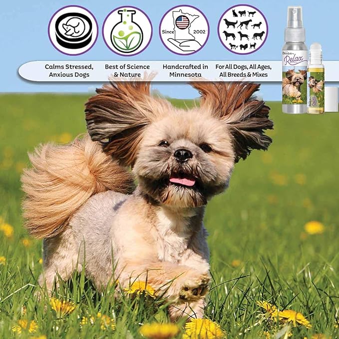 The Blissful Dog Lhasa Apso Relax Dog Aromatherapy Spray for Your Dog's Anxiety