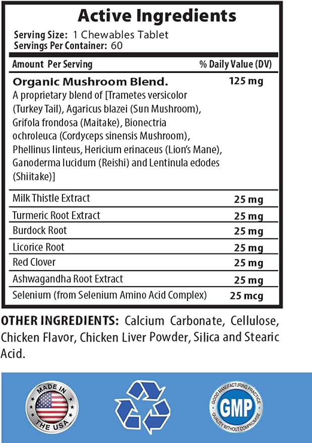 Dog Immunity Boost - Dog Immune Support - Booster - Healthy PET - Supplement - red Clover Dogs - 60 Treats (1 Bottle)