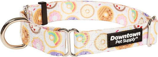 Downtown Pet Supply - Martingale Collar for Dogs - Dog Training Collar - Big, Wide & Thick Dog Collar - Escape-Proof, Weatherproof, Durable and Comfortable - Donut - Medium Dog Collar